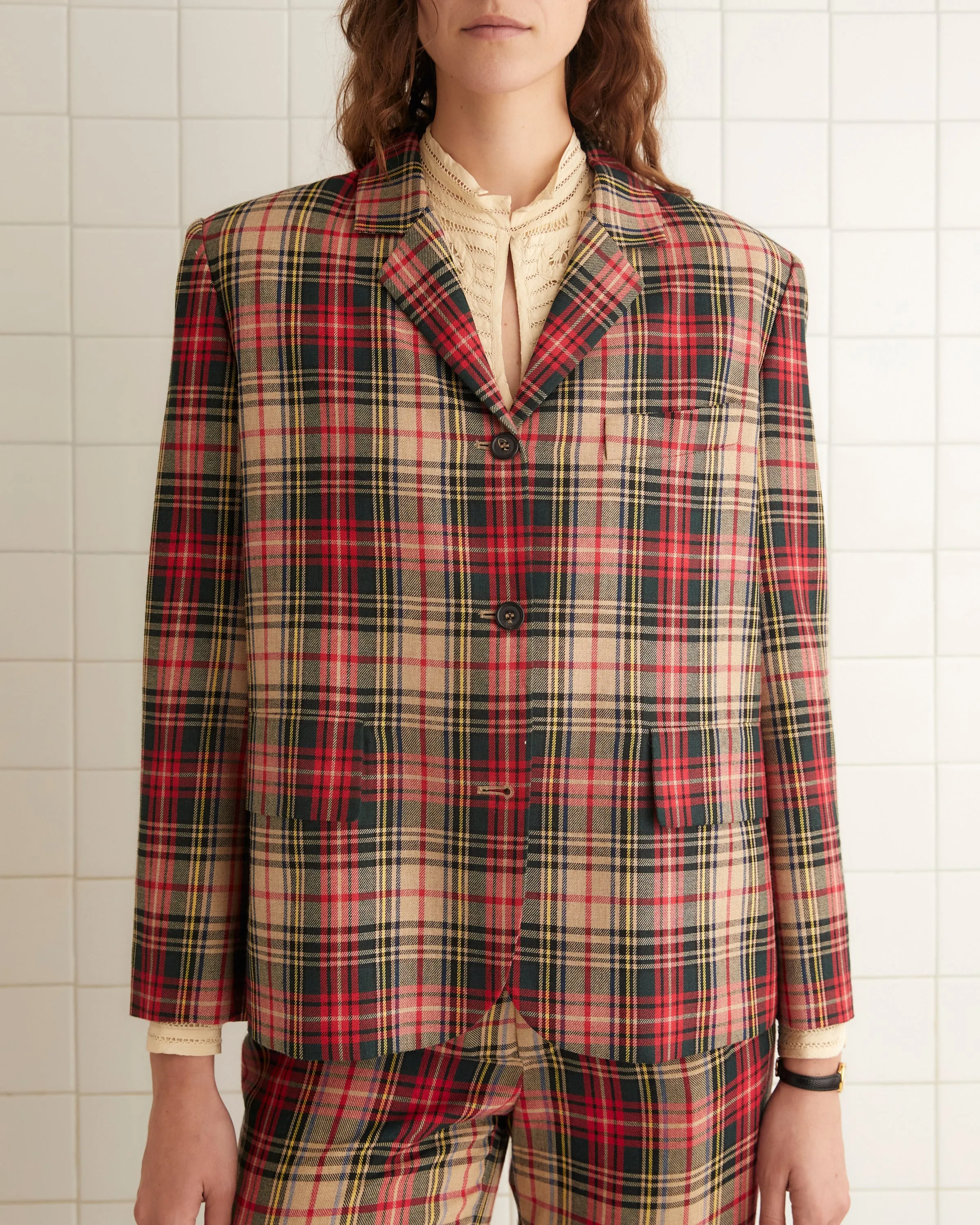 Truro Plaid Suit Jacket