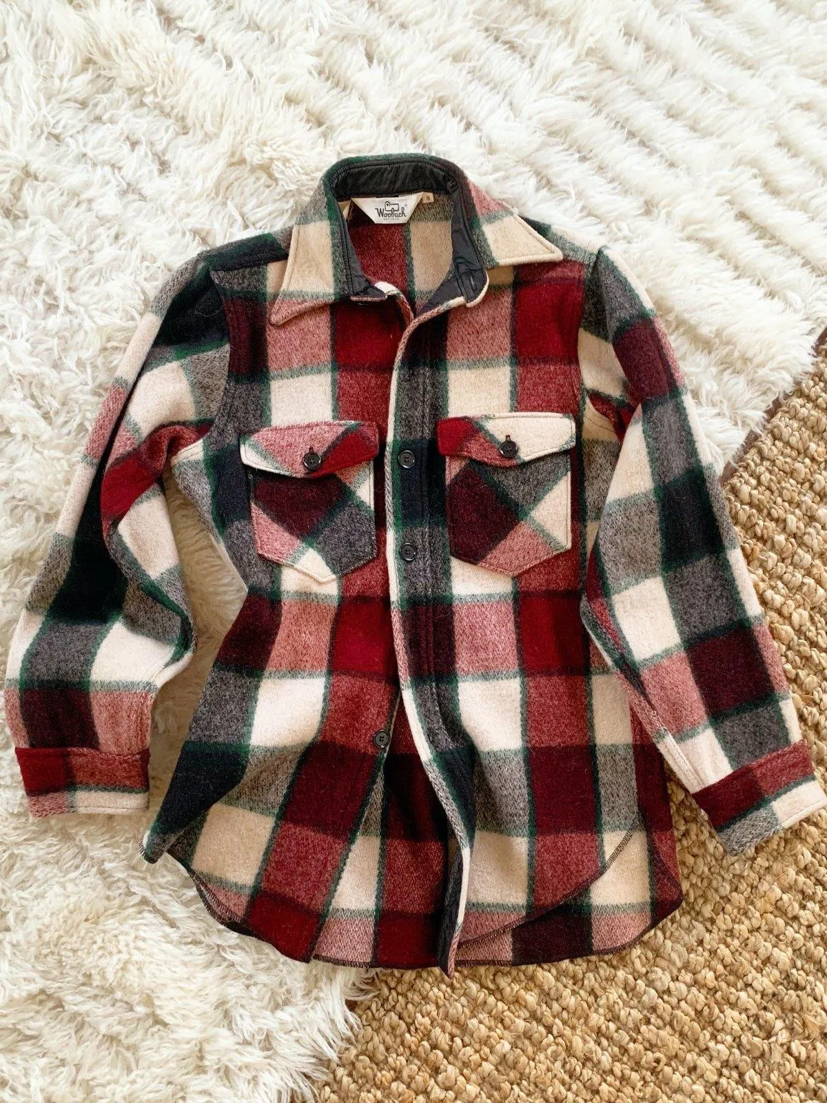 Vintage Woolrich Plaid Shirt Jacket