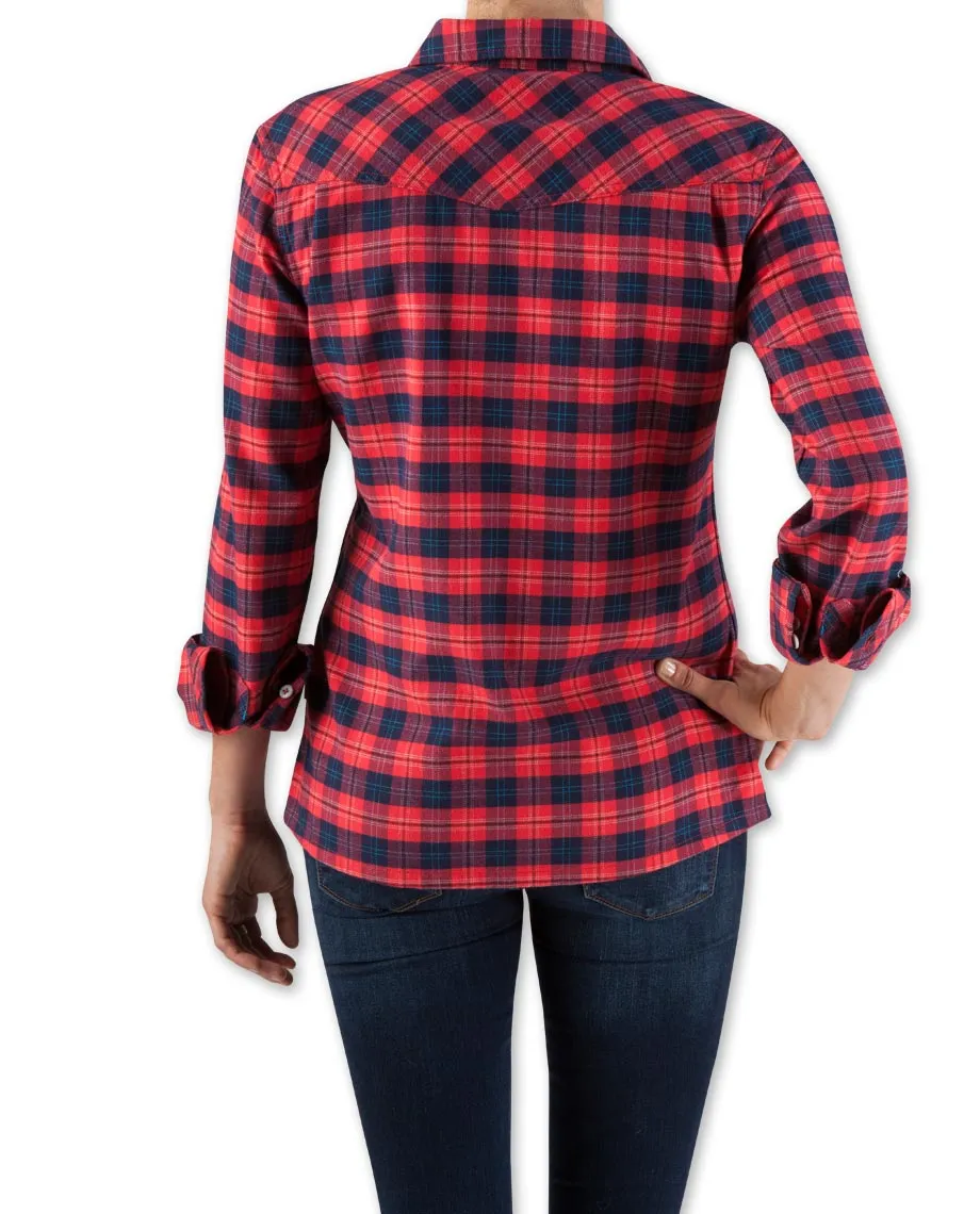 Women's Dovetail Flannel Pullover - 2015