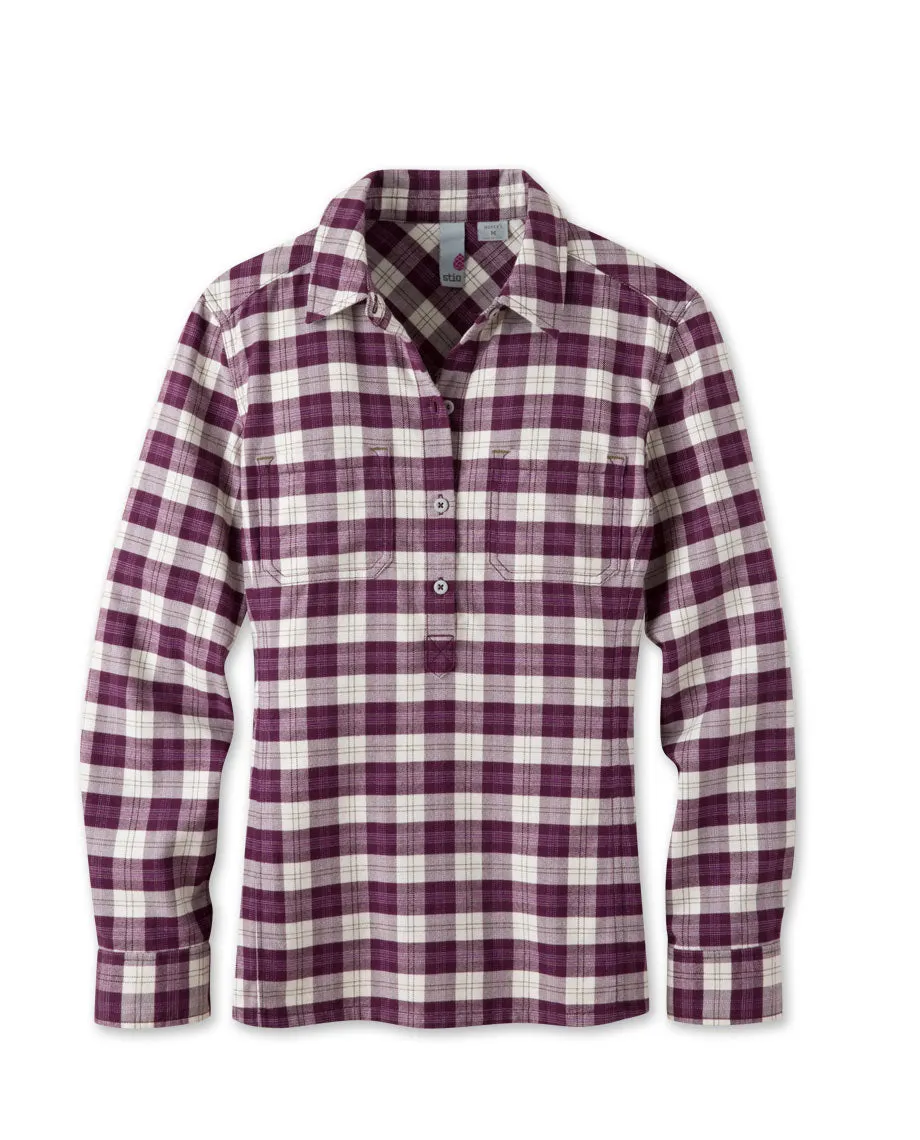 Women's Dovetail Flannel Pullover - 2015