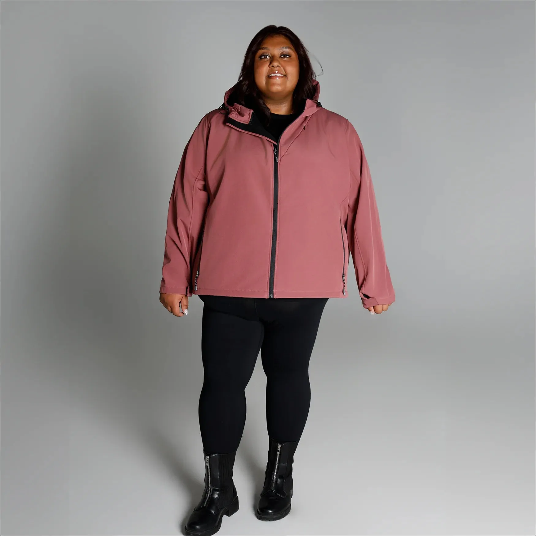 Women’s Plus Size Micro Fleece 1X-6X Soft Shell Jacket