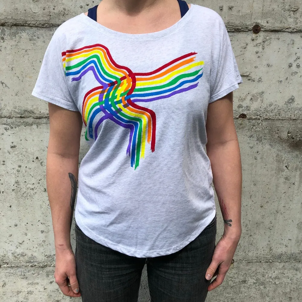 Women's Rainboweave Relaxed Fit T Shirt